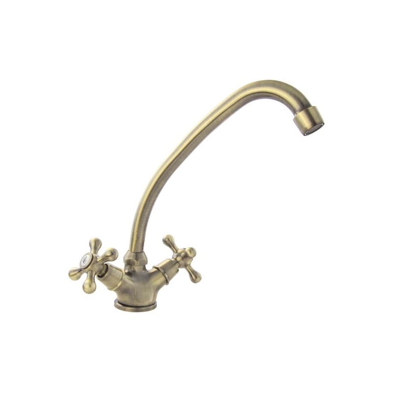 Mélangeurs évier beverley mélangeur évier beverley bronze 1 pièce(s) laiton mélangeur vieilli - edouard rousseau sas