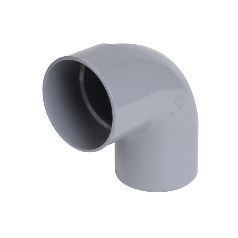 Coude pvc mâle/femelle 87°30 coude mâle/femelle 87°30 ø 40 40 mm 1 pièce(s) mâle / femelle 87°30 - nicoll