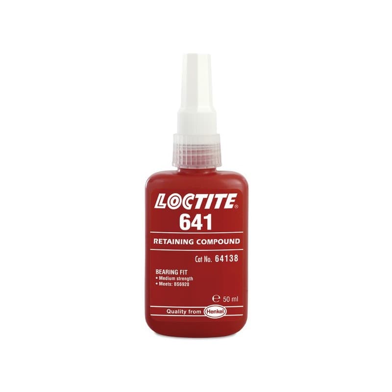 Colle loctite® 641 jeux faibles multi-supports cyanocrylate liquide plus de 10 minutes colle loctite® 641 jeux faibles manuelle sans charges 1 flacon(