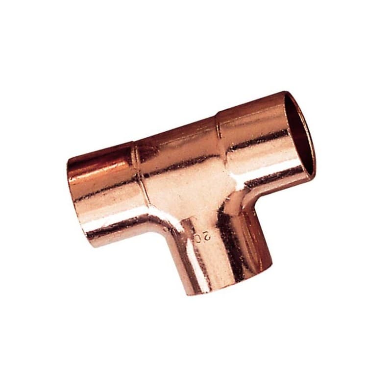 Tés egaux femelles - cuivre té égal femelle ø 12 mm - cuivre 1 pièce(s) femelle cuivre - boutte