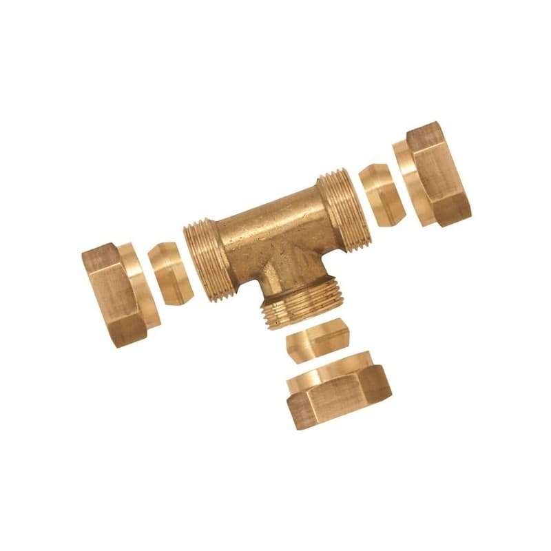 Tés bicônes - bague laiton té bicône ø 12 1 pièce(s) laiton - boutte