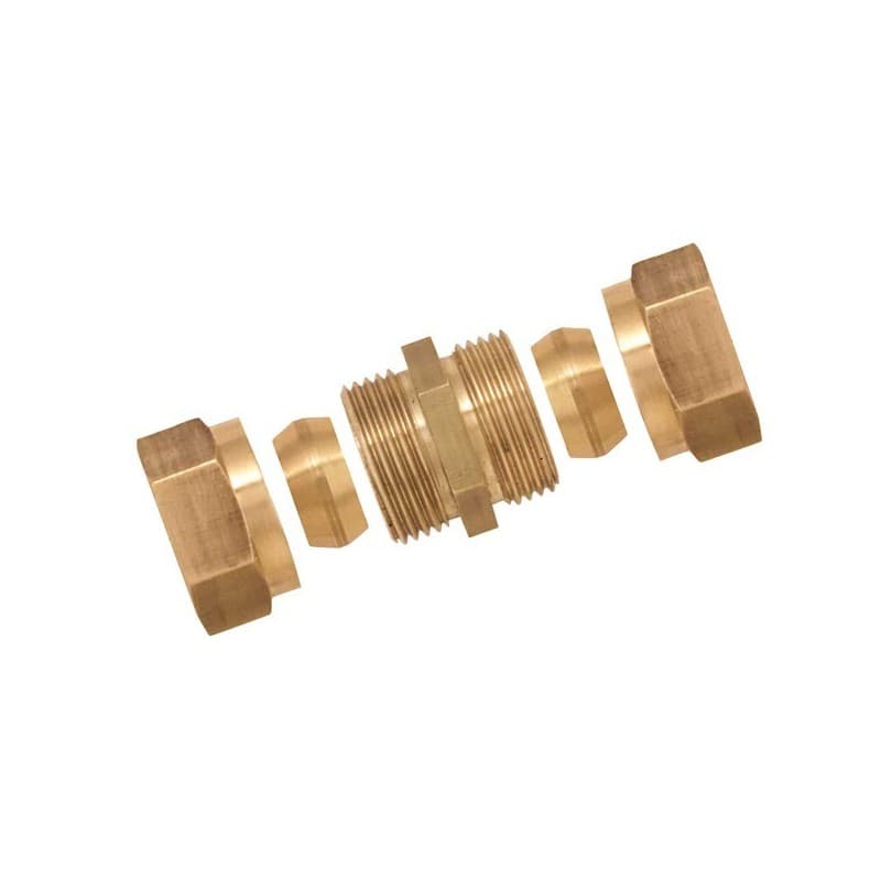 Unions égales bicônes - bague laiton union égale bicône ø 14 1 pièce(s) laiton - boutte