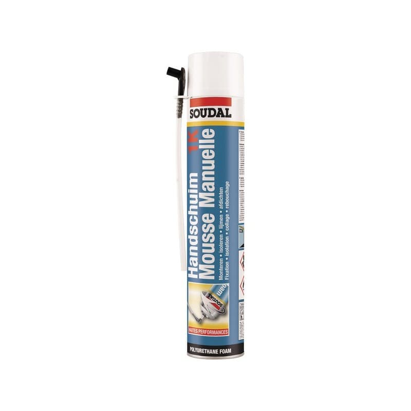 Mousse polyuréthane - soudafoam 1k non jaune polyuréthane manuelle mousse pu manuelle soudafoam 1k 1 aérosol(s) de 750 millilitre(s) intérieur, extéri