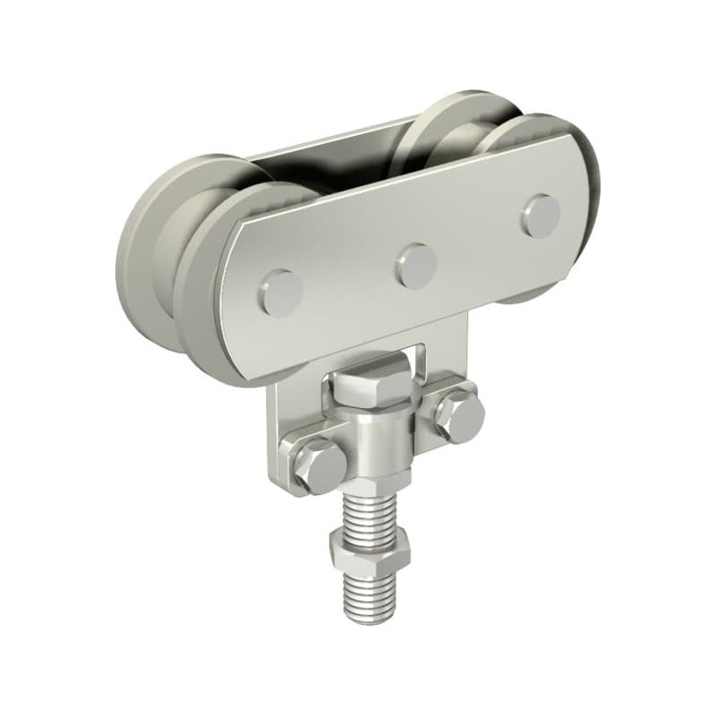 Montures série 5040 monture sur chant 2 galets acier 5040 1 boîte(s) de 2 pièce(s) - mantion sas