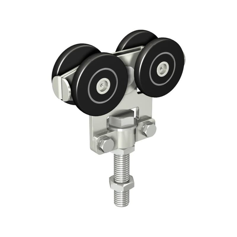 Montures série 8570 monture sur chant 4 galets nylon 8570 1 boîte(s) de 2 pièce(s) - mantion sas