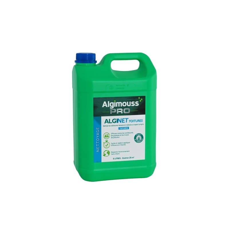 Nettoyants toiture alginet nettoyant toiture alginet 1 bidon(s) de 5 litre(s) extérieur anti-mousse - algimouss