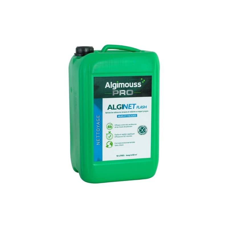 Nettoyant façade alginet flash nettoyant façade alginet flash 1 bidon(s) de 10 litre(s) nettoyant extérieur - algimouss