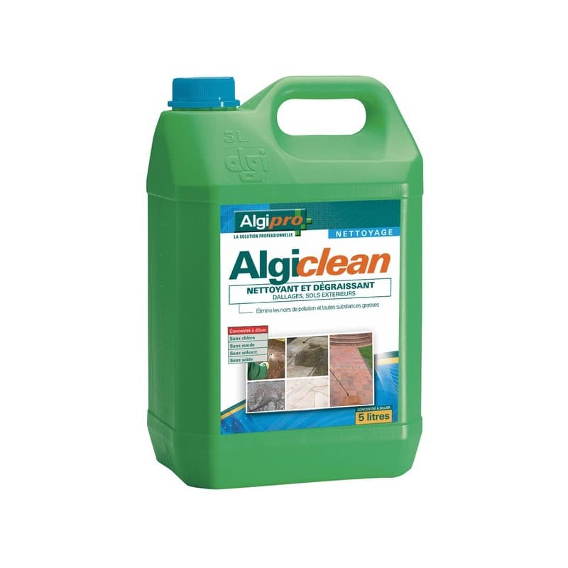 Nettoyants murs algiclean nettoyant et dégraissant algiclean 1 bidon(s) de 5 litre(s) - algimouss