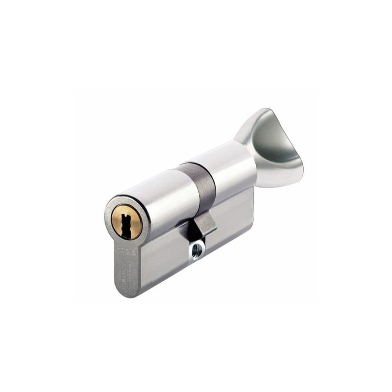 Cylindres de haute sûreté radialis cylindre radialis double à bouton nickelé/inox 32,5 x 42,5 nickelé varié 32,5 x 42,5 mm 1 pièce(s) à bouton - vache