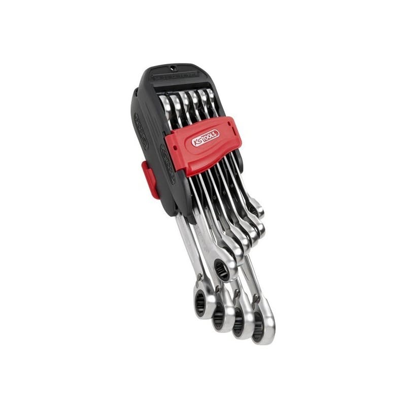 Jeu de clés mixtes à cliquet réversible gearplus 8 à 19 mm jeu de clés mixtes à cliquet réversible gearplus 8 à 19 mm 1 jeu(x) de 10 pièce(s) - ks too