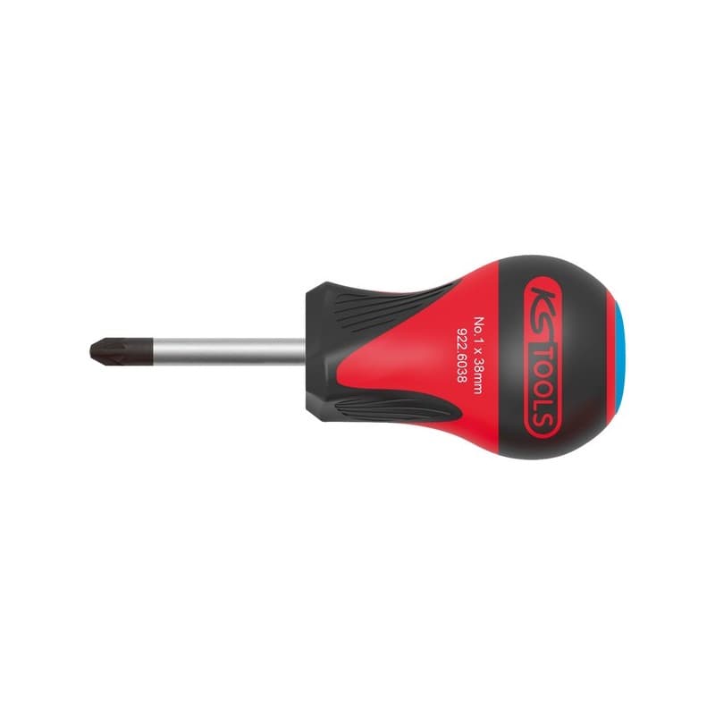 Tournevis ultimate® pozidriv® tournevis ultimate® pozidriv® pz2 38 mm 38 mm pz2 standard 1 pièce(s) bi-matière non - ks tools