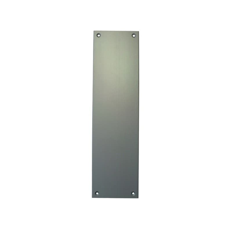 Poignées sur plaque pour porte palière contre-plaque 1140 250 x 70 x 2 p. f. 4 trous alu argent 1 pièce(s) - duval
