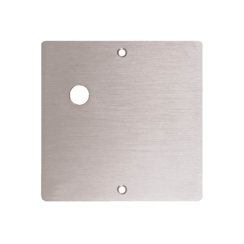 Plaques carrées charlemagne ensemble charlemagne 150x150x3 mm alu argent bdc+clé i 1 paire(s) - duval