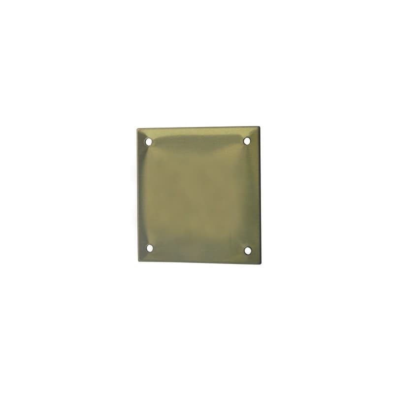 Entrées carrées et rectangulaires entrée carrée 50 mm inox satiné trou pour pointe + clé i 1 pièce(s) - duval