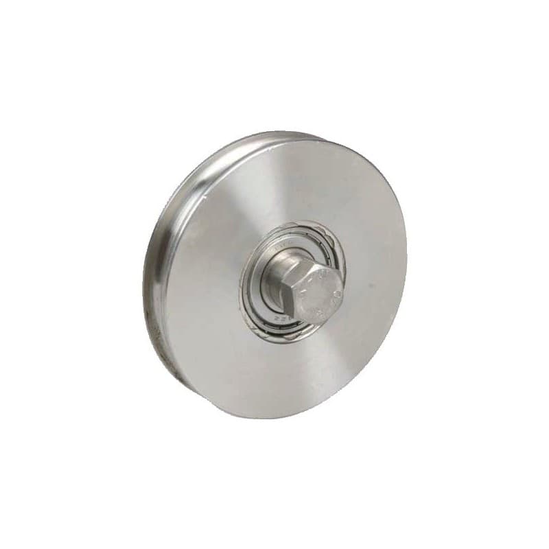 Galets inox à gorge ronde galet ø 100 gorge ronde 20 mm 400 kg 1 pièce(s) - proquinter