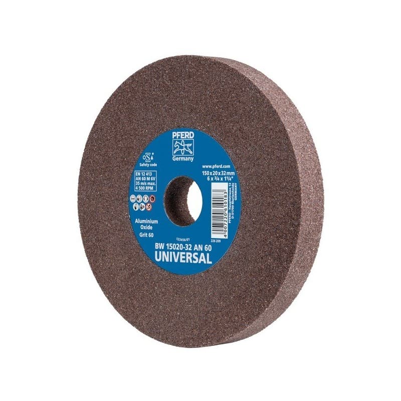 Meule pour touret universal meule touret 200x20x32 corindon normal 60m5v 1 60 carbure de silicium 200 mm 1 pièce(s) 20 mm - pferd
