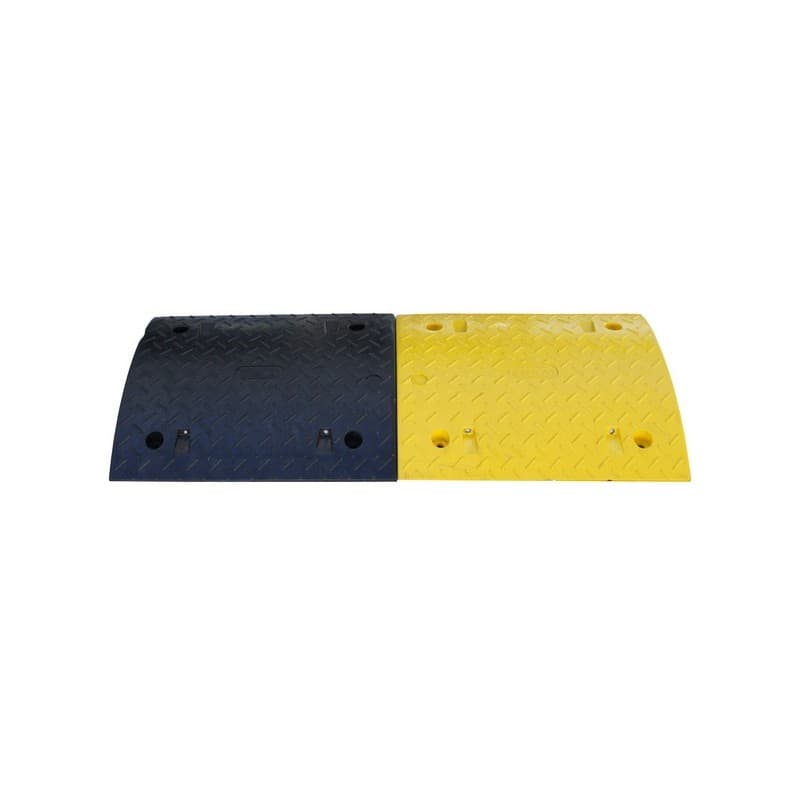 Ralentisseurs modulables tout trafic ralentisseurs 60 mm noir/jaune 1 lot(s) de 2 pièce(s) - viso