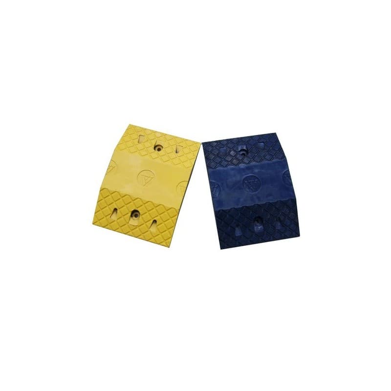 Ralentisseurs modulables trafic léger ralentisseurs 50 mm noir/jaune 1 lot(s) de 2 pièce(s) - viso