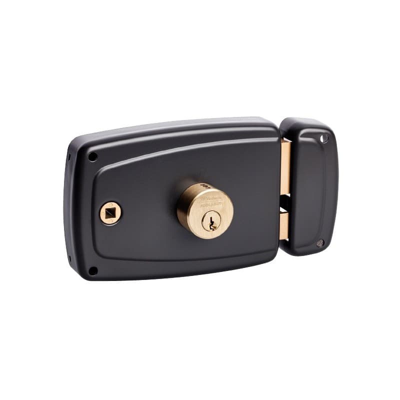 Serrures à cylindre rond série ps a fouillot horizontal droite serr appl 1 pt horiz fouill dte c45 rond 3 clés gris anthr. 1 pièce(s) - vachette aube