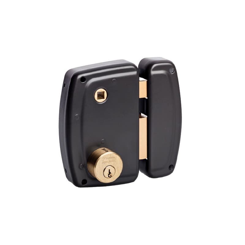 Serrures à cylindre rond série ps a fouillot droite vertical serr appl 1 pt vert fouill dte c45 rond 3 clés gris anthr. 1 pièce(s) - vachette aube