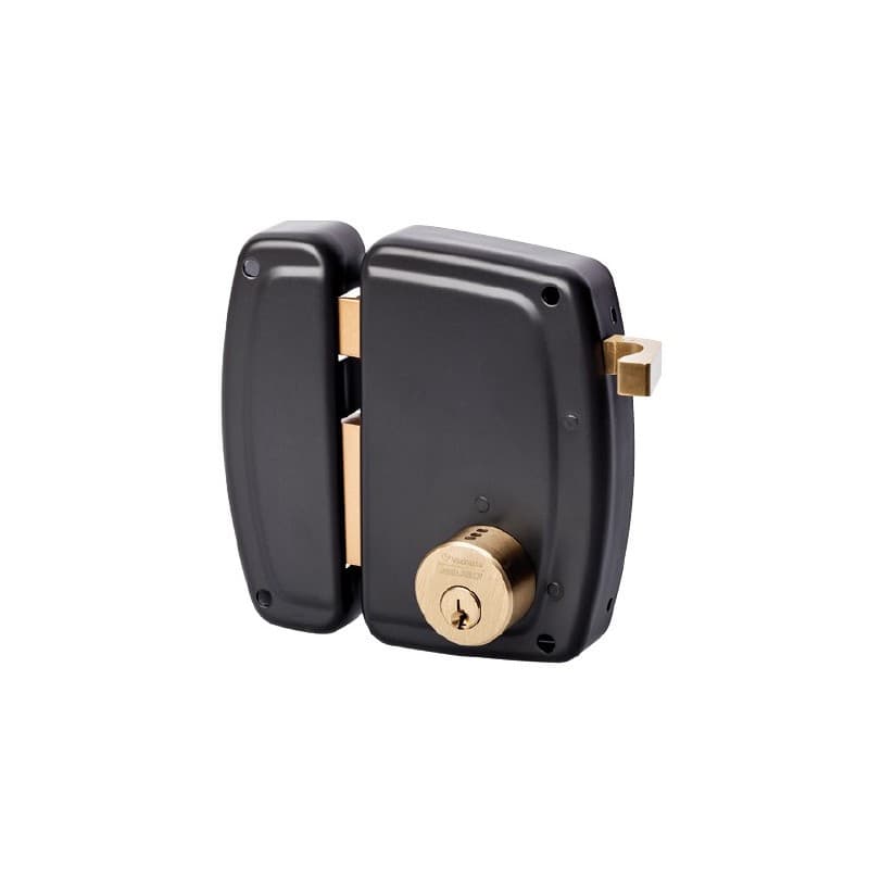 Serrures à cylindre rond série ps horizontal droite a tirage serr appl 1 pt horiz tirage dte c45 rond 3 clés gris anthr. 1 pièce(s) - vachette aube