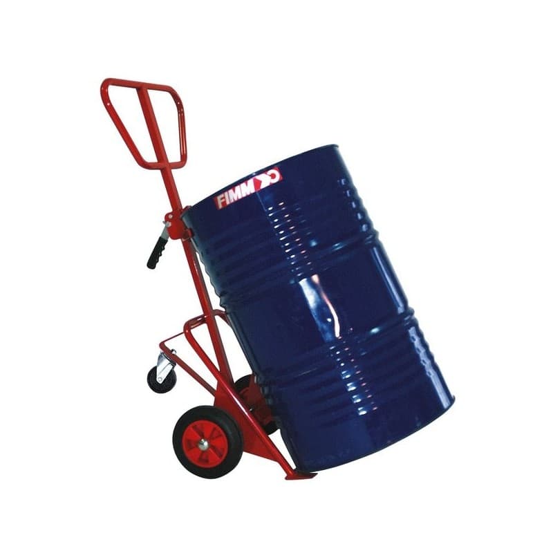 Diable universel pour fût 220 l 350 kg roues caoutchouc 350 kg diable universel pour fût 220 l 350 kg roues caoutchouc 580 mm 1 pièce(s) acier fixe ca