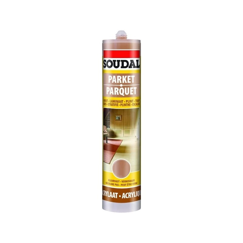 Mastic acrylique - joint parquet mastic acrylique joint parquet cerisier/merisier manuelle oui bois et dérivés acrylique non 1 cartouche(s) de 300 mil