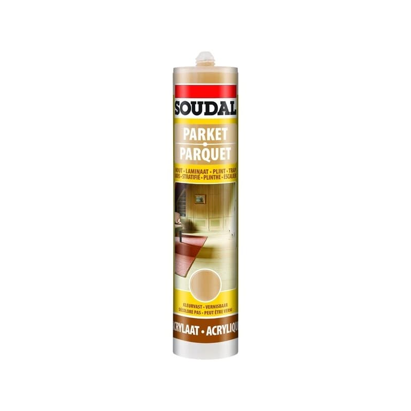 Mastic acrylique - joint parquet mastic acrylique joint parquet chêne moyen manuelle oui bois et dérivés acrylique non 1 cartouche(s) de 290 millilitr