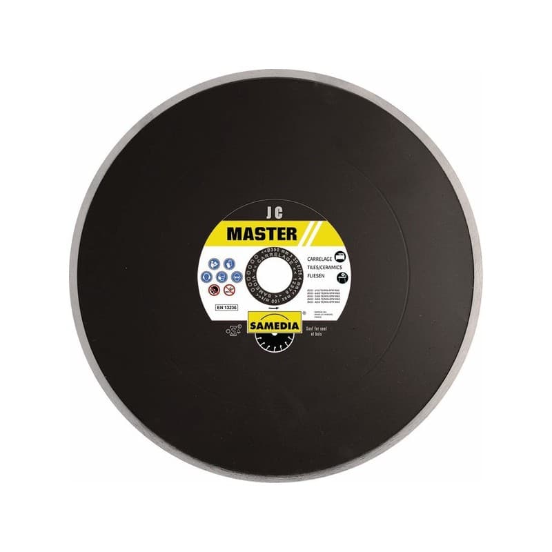 Disque diamant master jc disque diamant master jc 200 x 25.4 x 7 7 mm 1 pièce(s) 200 mm carrelage et céramique 1 25.4/30 mm - samedia