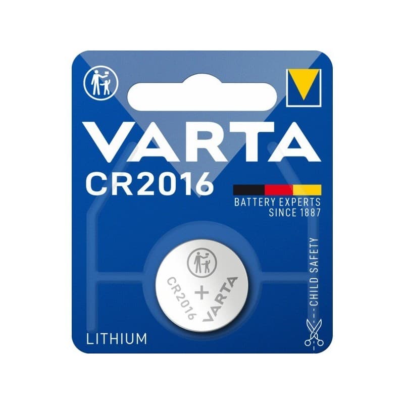 Piles lithium electronics pile lithium bouton electronics cr2016 lithium cr2016 1 pièce(s) - varta