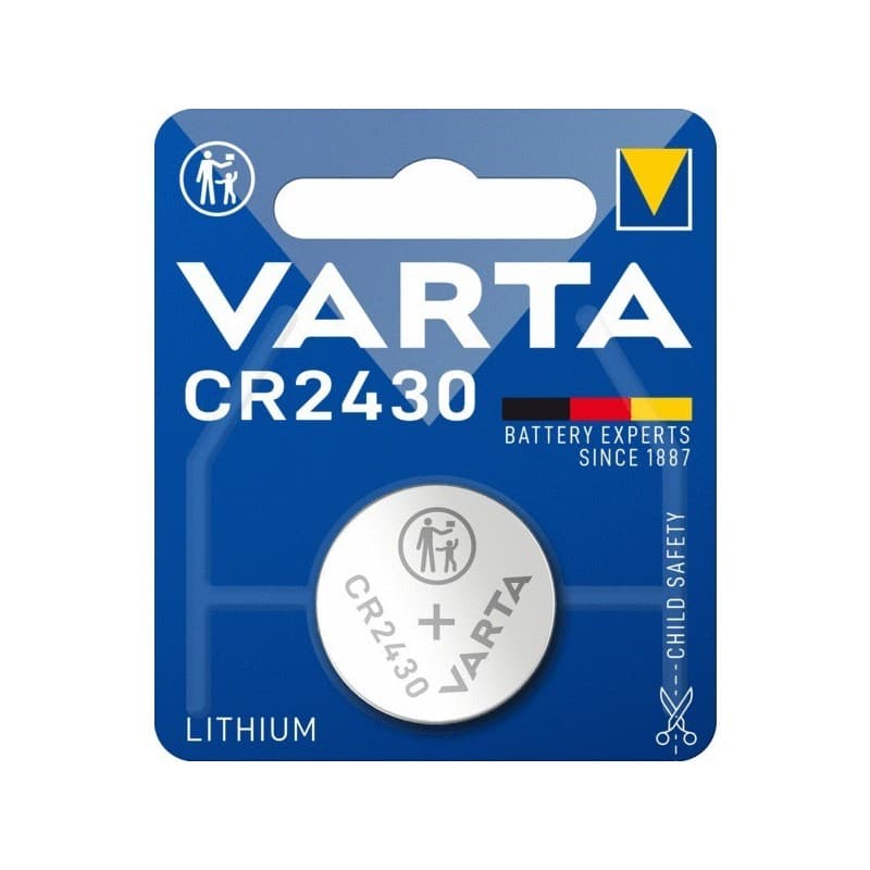 Piles lithium electronics pile lithium bouton electronics cr2430 lithium cr2430 1 pièce(s) - varta