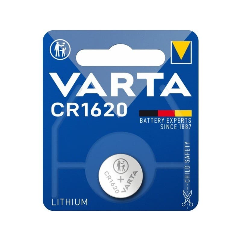 Piles lithium electronics pile lithium bouton electronics cr1620 lithium cr1620 1 pièce(s) - varta