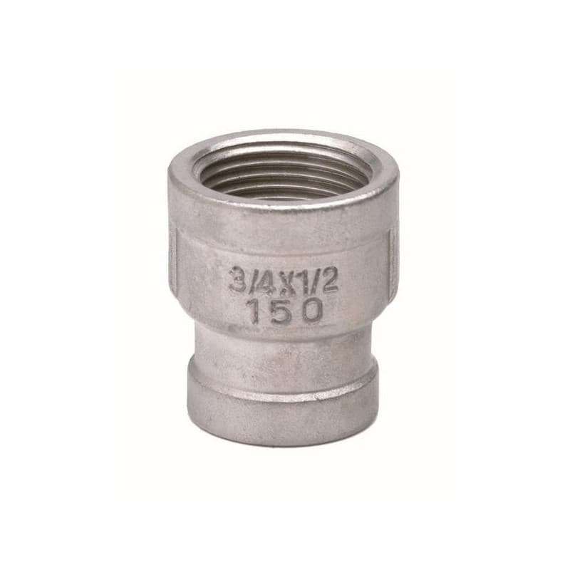 Manchon réduit f/f manchon réduit f/f3/4"x 1/2"(20x15) 316l 1 pièce(s) femelle / femelle 15/21 (1/2"), 20/27 (3/4") - atusa france eurl.