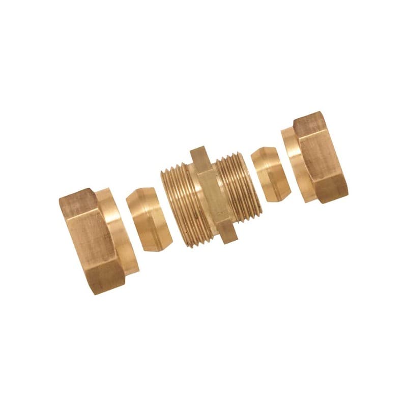 Unions réduites bicônes - bague laiton union réduite bicône ø 14-12 1 pièce(s) laiton 14 mm - boutte