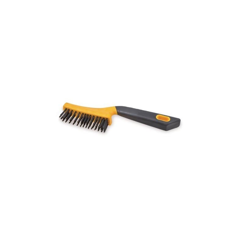 Brosses à main bi-matière brosse à main pro acier droit 0,35 mm 1 pièce(s) - osborn