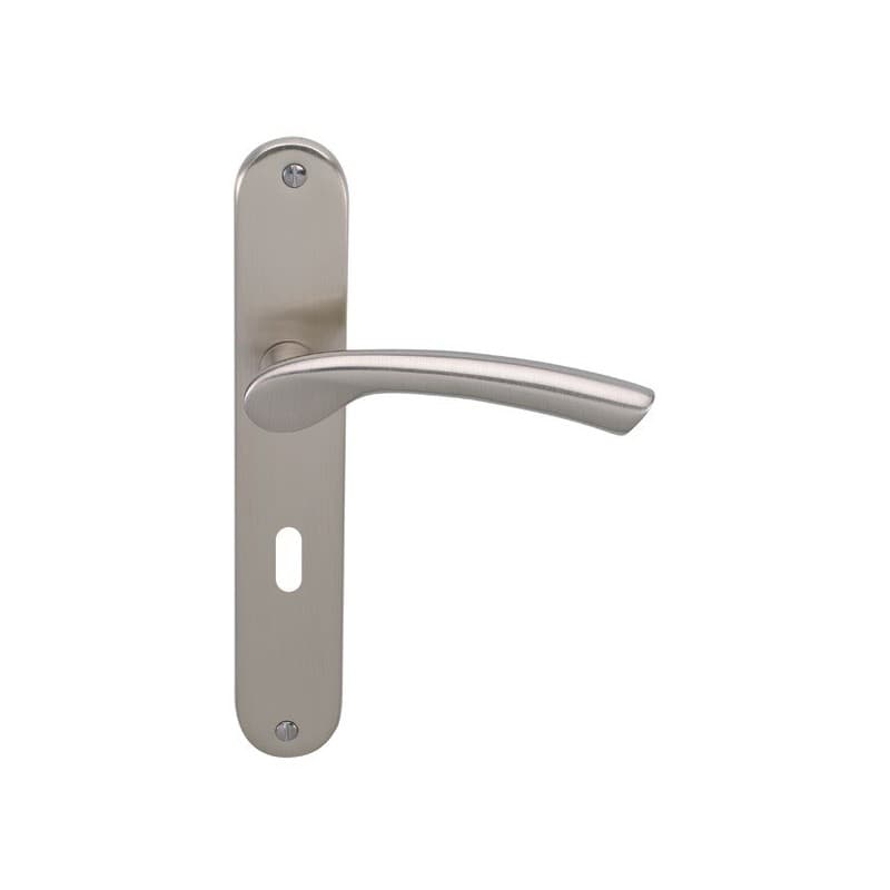 Ensembles poignées océane 7 mm 195 mm chp_fonction_cle_19860__.jpg 38 mm ensemble béquille sur plaques 195 mm clé l nickel mat 1 pièce(s) - cadap