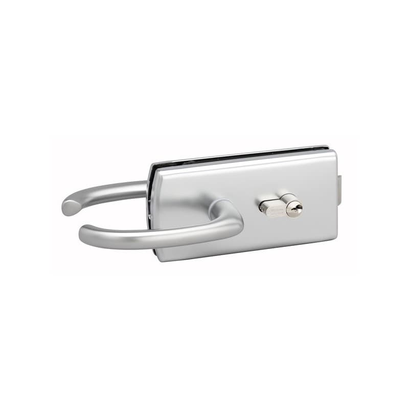 Serrures de milieu barillet béquille serrure de milieu à cylindre et double béquilles chromé mat 1 pièce(s) - stremler