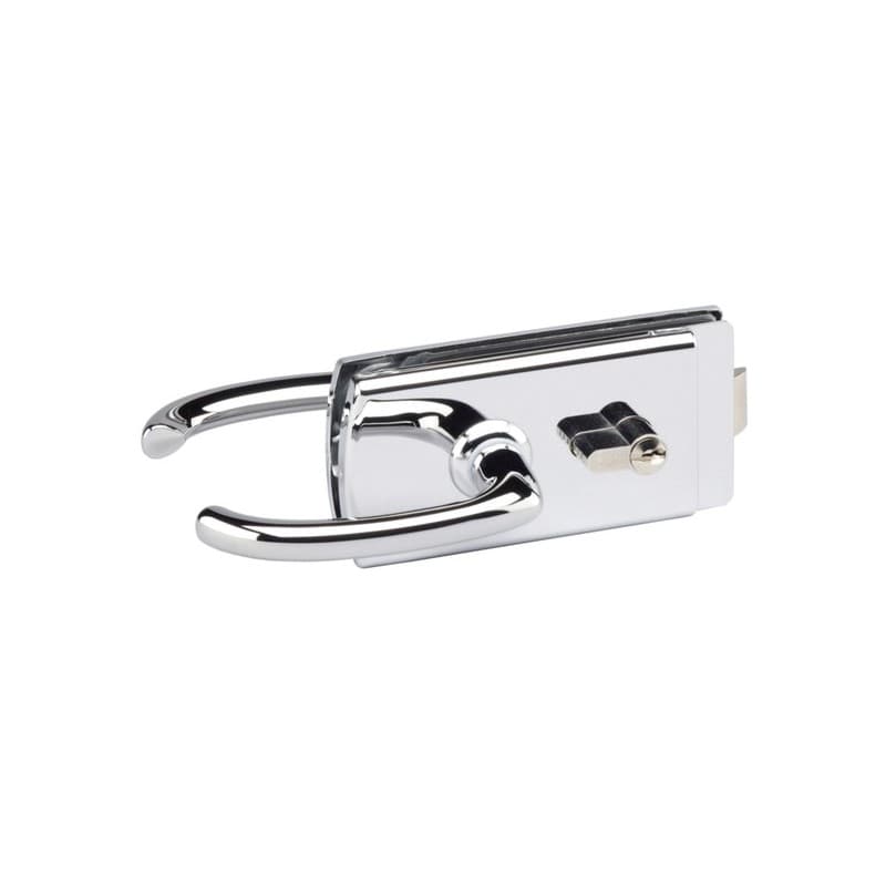 Kit serrure de milieu et paumelles 4203 kit serrure cyl./béquilles chromé brill + 2 paumelles/fiches 1 kit(s) - stremler