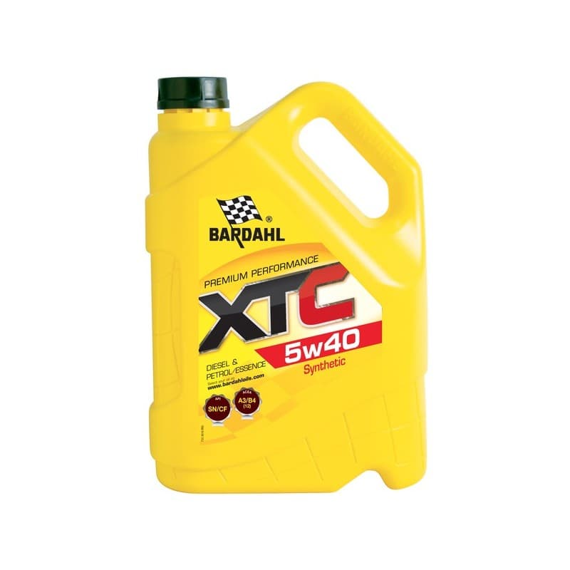 Huiles de synthèse xtc 5w40 huiles de synthèse xtc 5w40 1 bidon(s) de 5 litre(s) - bardahl