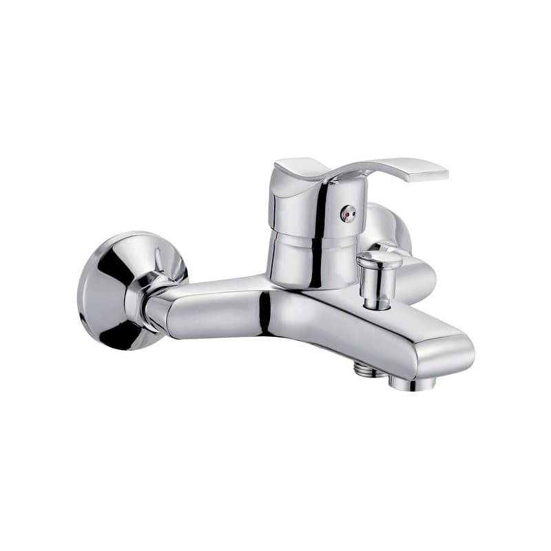 Mitigeur bain-douche nelson chromé mitigeur bain-douche nelson chromé 1 pièce(s) laiton mitigeur chromé - edouard rousseau sas