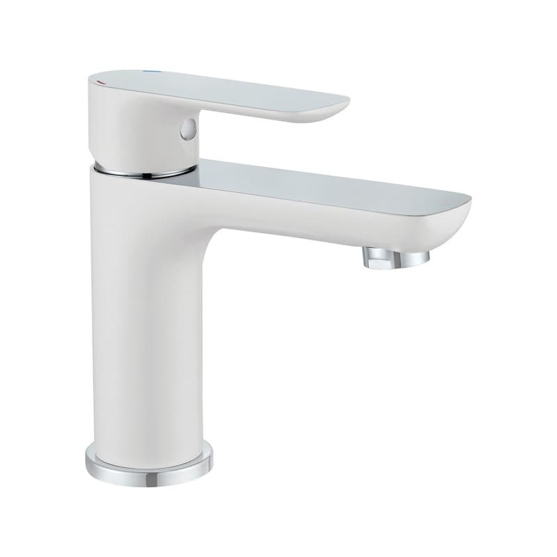 Mitigeur lavabo milk chromé blanc blanc mitigeur lavabo milk chromé blanc 1 pièce(s) laiton mitigeur - edouard rousseau sas