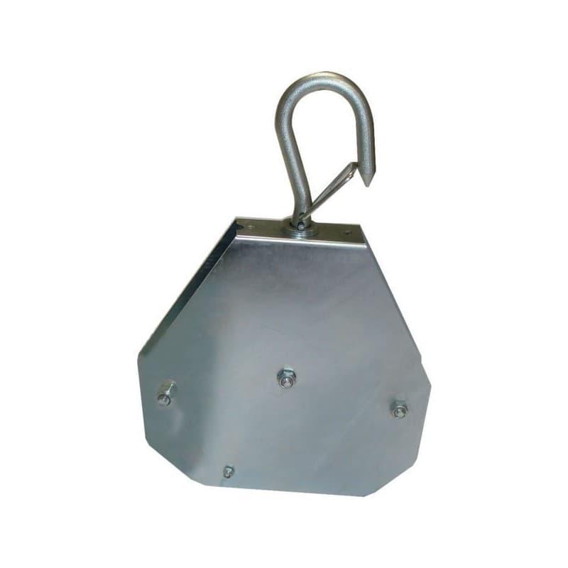 Poulie à corde poulistop 2 poulistop à crochet 1 pièce(s) - tractel