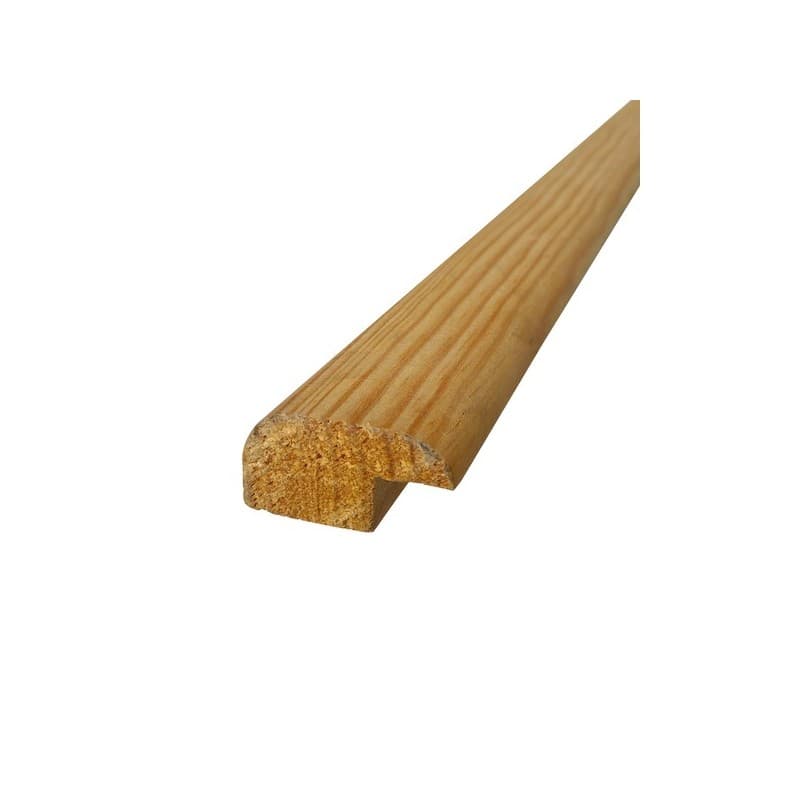 Couvres joints couvre joint feuillure faience pin 18 / 35 1 barre(s) de 2 mètre(s) linéaire - sotrinbois