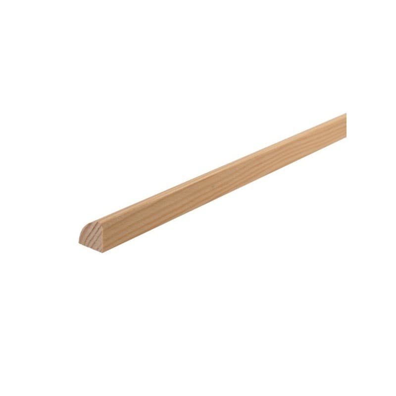 1/4 ronds 1/4 rond pin ø 30 1 barre(s) de 2.4 mètre(s) linéaire - sotrinbois