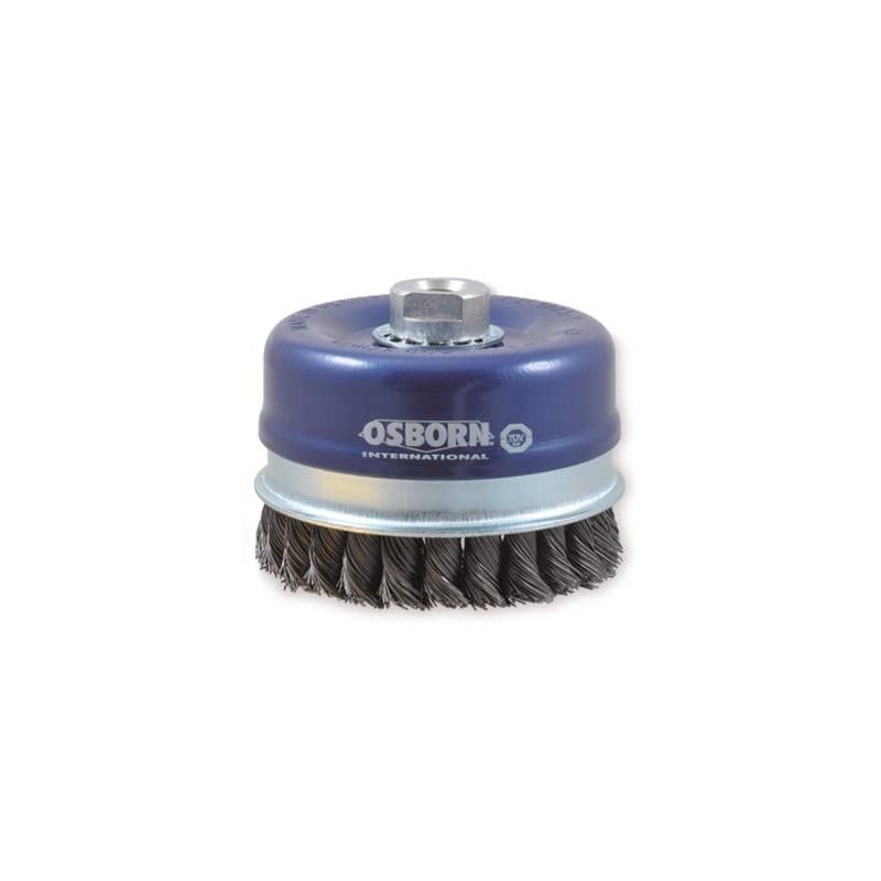 Brosses coupes brosse coupe ø100 m14 acier torsadé 0,50 mm 1 pièce(s) 100 mm acier torsadé sans coupe - osborn