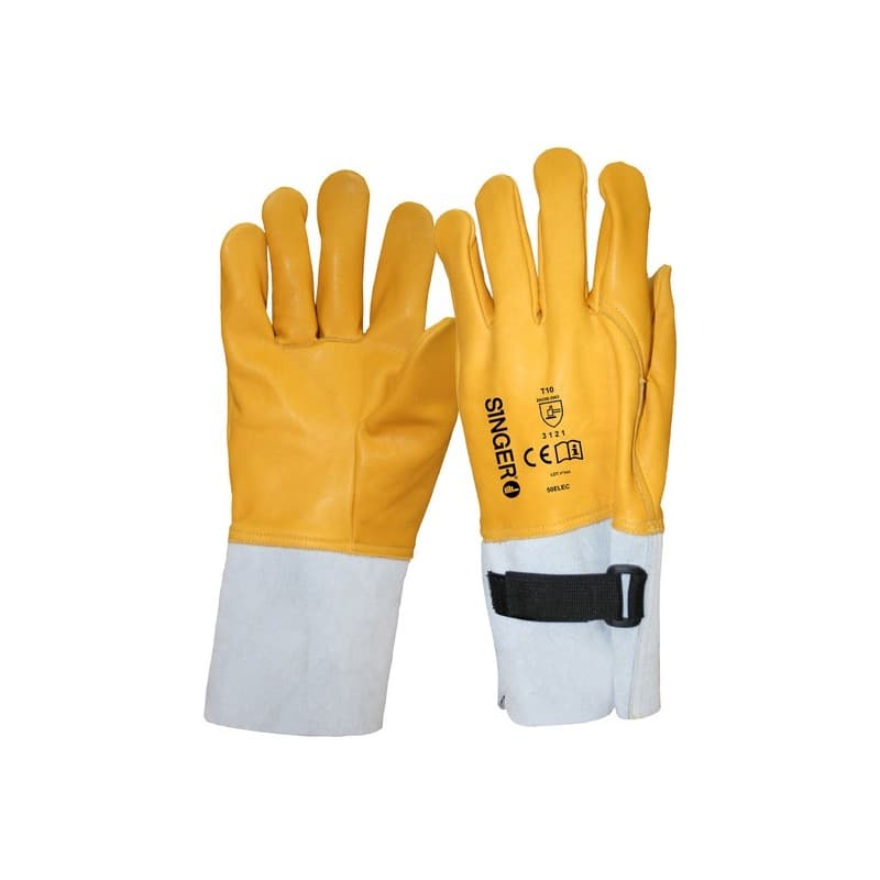 Sur-gants électricien sur-gants électricien t10 aucune cuir non 10 1 sachet(s) de 5 paire(s) - singer freres