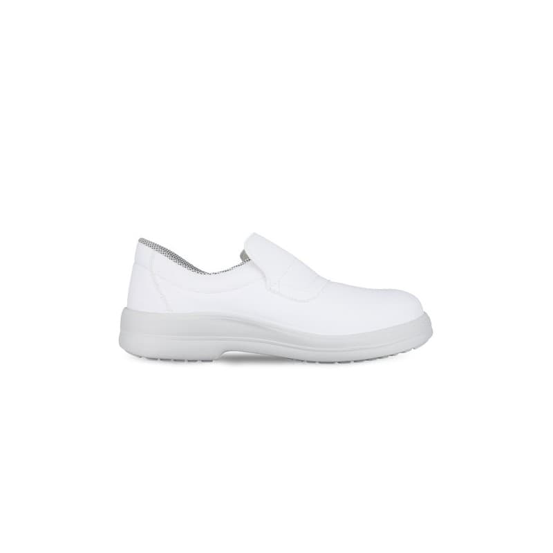 Mocassins tony mocassins tony blanc t40 bas 40 src - résistance au glissement sols acier et céramique acier microfibre pu simple densité sans insert 1