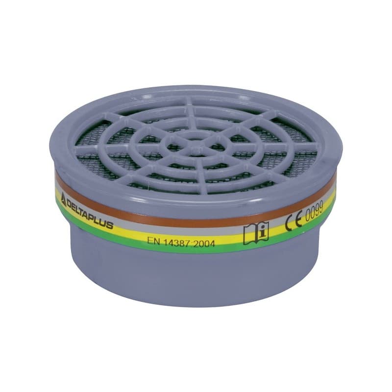 Filtres pour masque jupiter filtres pour demi-masque jupiter a2 type a non ffp2/p2 1 sachet(s) de 2 pièce(s) - delta plus