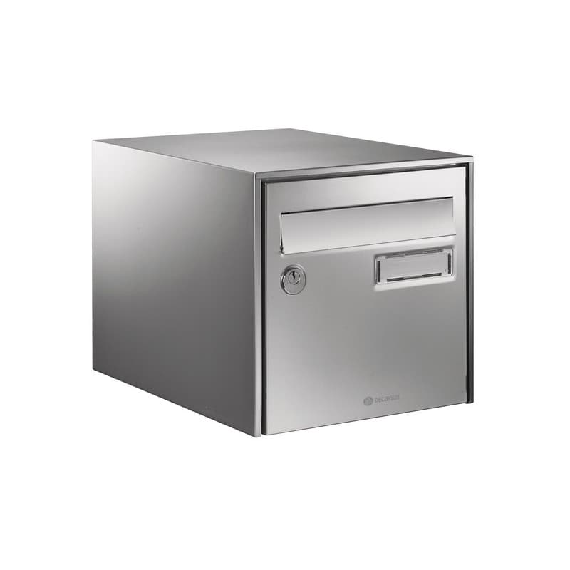 Boîtes aux lettres loft inox boîte aux lettres loft inox double face 300 mm inox 1 pièce(s) 410 mm double face 290 mm - decayeux