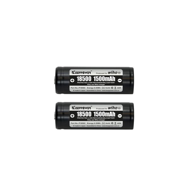 Piles li-ion 18500 pour speed-e piles li-ion 18500 pour speed-e 1 lot(s) de 2 pièce(s) - wiha